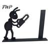 Decorative Bathroom Tissue Storage Funny Ant Toilet Paper Holder, 3D Printed Novelty Black Free Standing Creative Study Room Holder Roll Stand