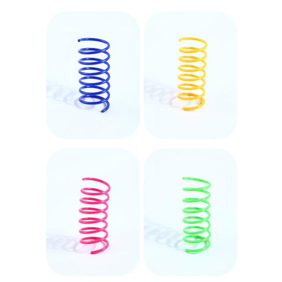 12st Cat Spiral Spring Interactive Bite Resistant Training Cat Spiral Spiral Springs for Swatting