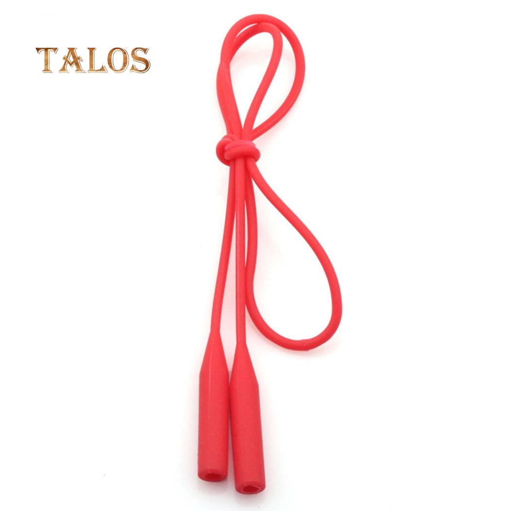 

Силиконовые ремешки для очков, противоскользящие очки, солнцезащитные очки, спортивный ремешок, держатель для шнура round Head красный