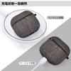 AirPods 4 Case Compatible with AirPods 4th Stylish Canvas Protective Detachable Wireless Charging Carabiner LED Light Scratch Loss Easy To Carry