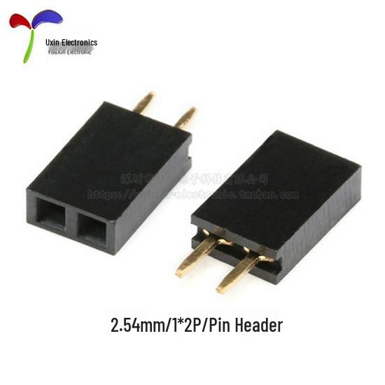 Gniazdo kołkowe żeńskie jednorzędowe, rozstaw 2,54 mm, 1-40 pinów