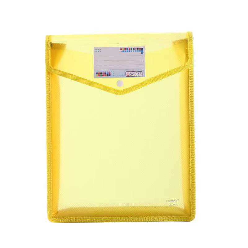 Vertical Snap Button Accordion File Bag - Large Capacity Document Organizer