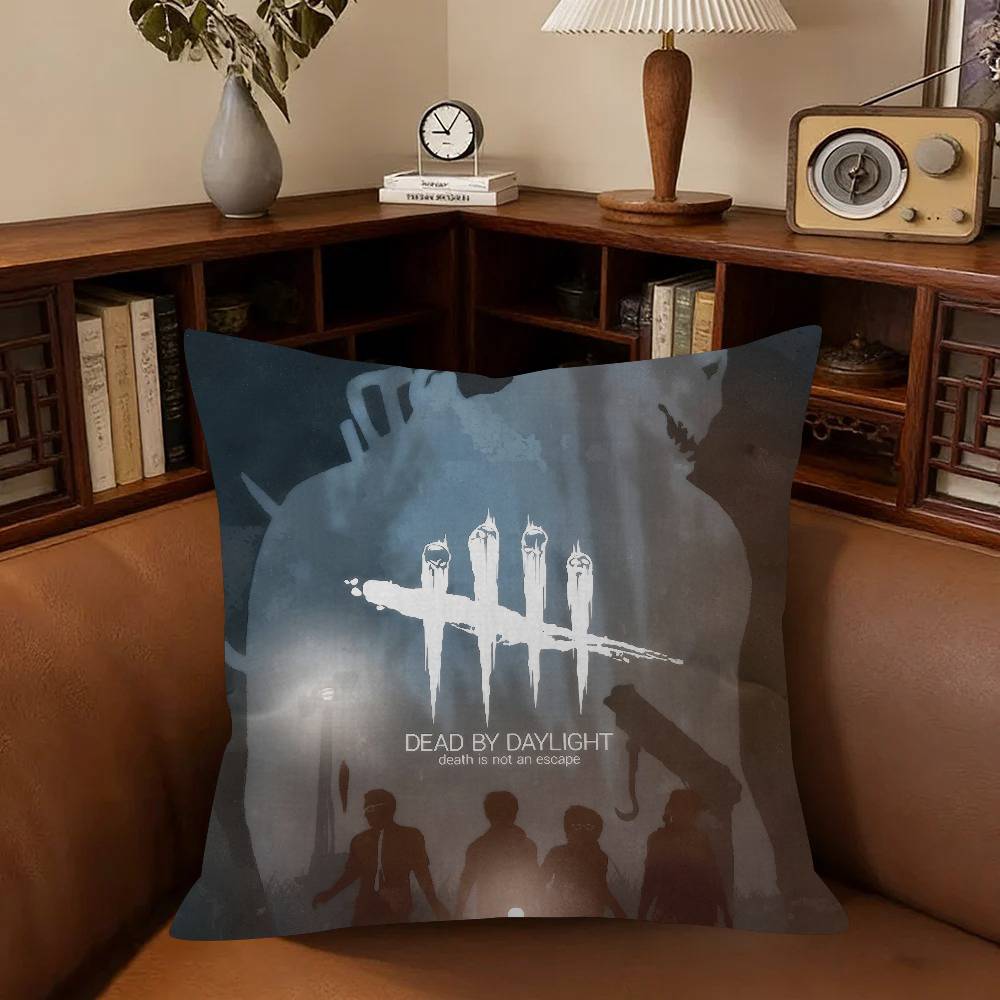 Game D-Dead By D-Daylight Cushion Cover Pillow Cover Decor Pillowcase Printed Cushion Case For Couch