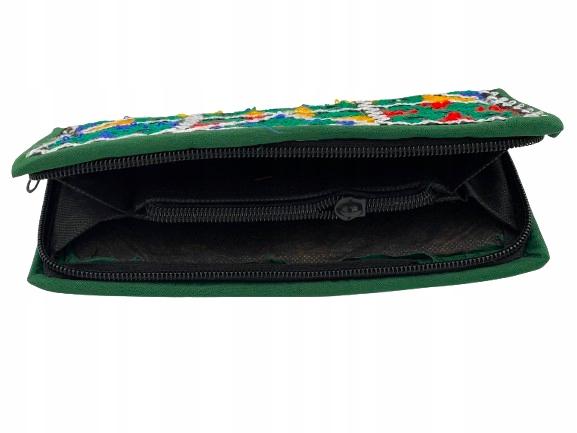 Novahaven clutch wallet green fair trade ethno boho