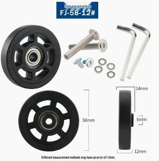 2024 Versatile Travel Suitcase with Universal Airplane Wheels
