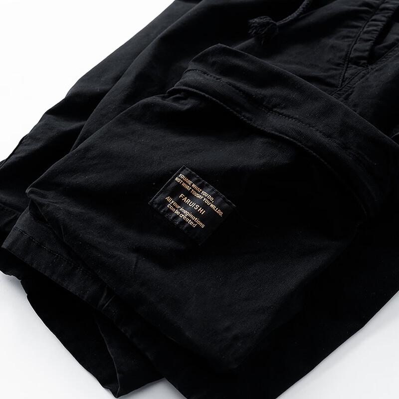 DeMana Men's Street Style Drawstring Cargo Shorts
