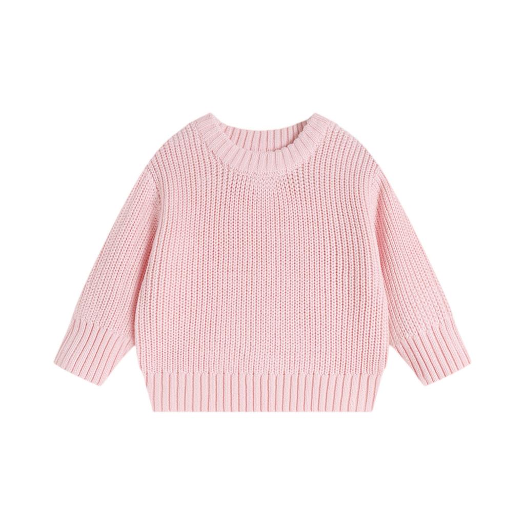 Girls' Knit Base Layer - Round Neck Baby Thermal Top