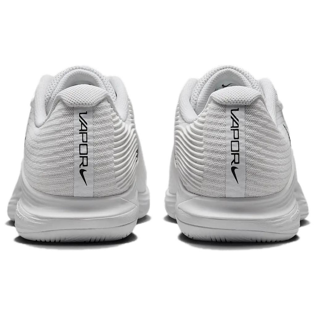 NikeCourt Air Zoom Vapor 12 HC White Black Women Sneakers Summit-White FV5554-100