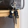 Bag Charm Braided Rope Bag Pendant Korean Bow Tassel Keyring Star Keychain  Friends Birthday Gifts