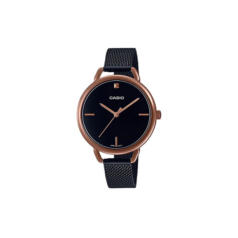 

Casio STANDARD series fashion trend business casual classic pointer display quartz movement ion plated strap Japanese and Korean LTP-E415MBR-1CDF чорний