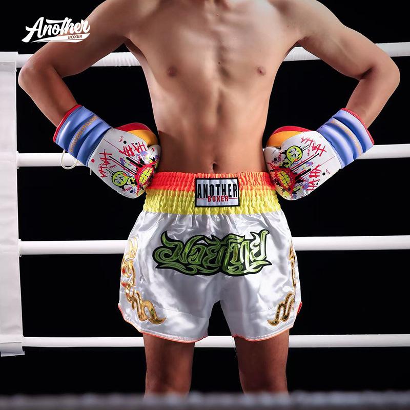 Hangouts Budo Long Муай Тайский Короткие Боксерские Шорты MMA Боевые Тренировочные Шорты для Соревнований XS