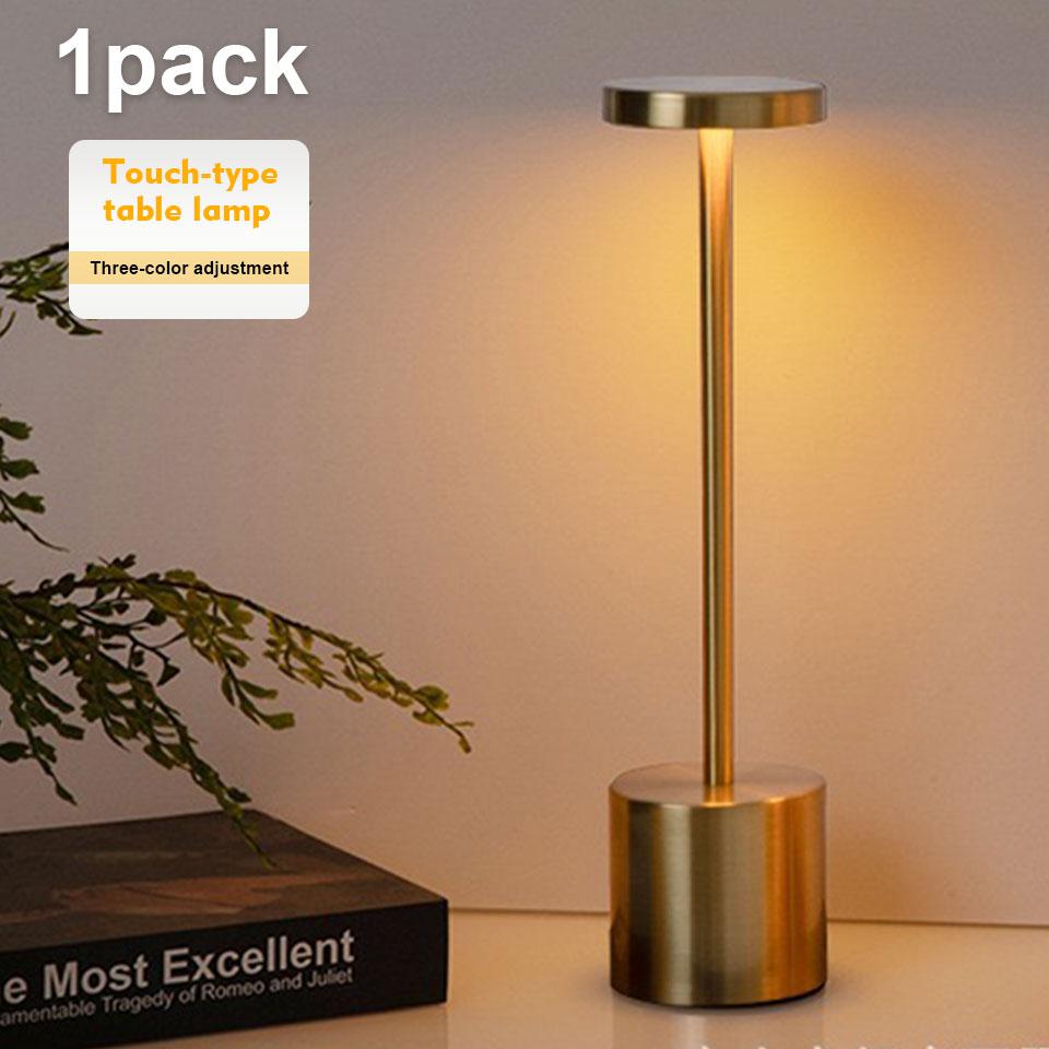 Table Lamp LED Touch Switch Desktop Night Light Rechargeable Wireless Reading Lamp Brightness Changeable  Decoration Night Light