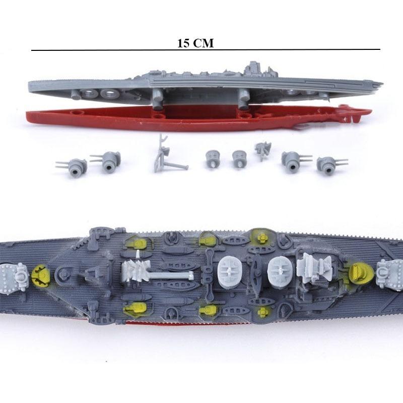 8 pz/Set Modello Puzzle da Assemblare Costruzione Sottomarino Nucleare Simulazione Barca Incrociatore Cacciatorpediniere Sottomarino Nucleare Giocattoli Militari per Ragazzo