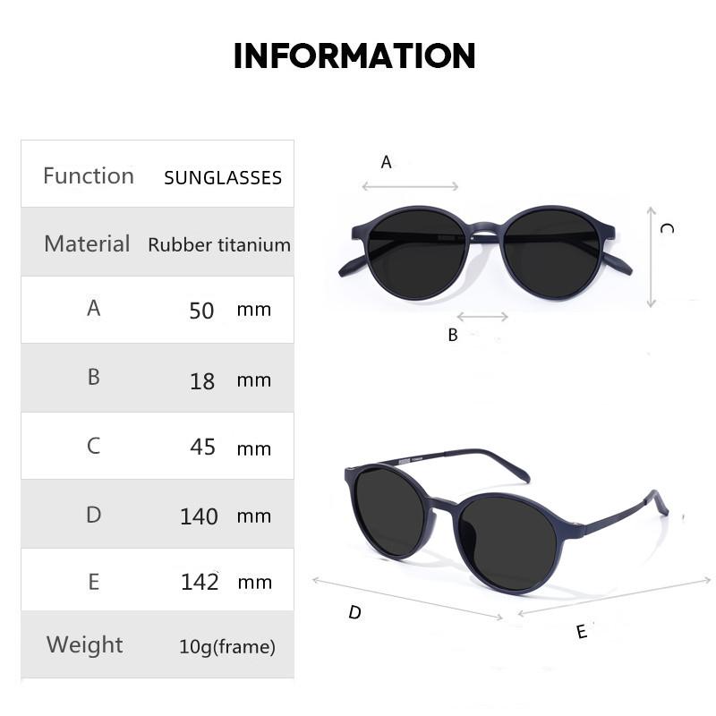 Retro Round Sunglasses Women Men Titanium Alloy UV400 Protection Fashion Brand Design Sun Glasses