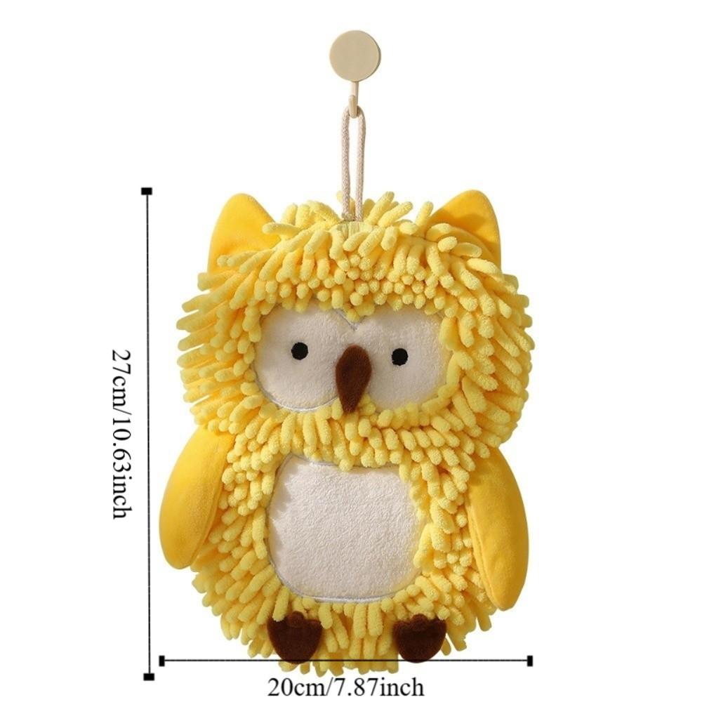 Cartoon Absorbent Hand Towel Soft Hanging Hand Towel Creative Animal Hand Towel  Restaurant