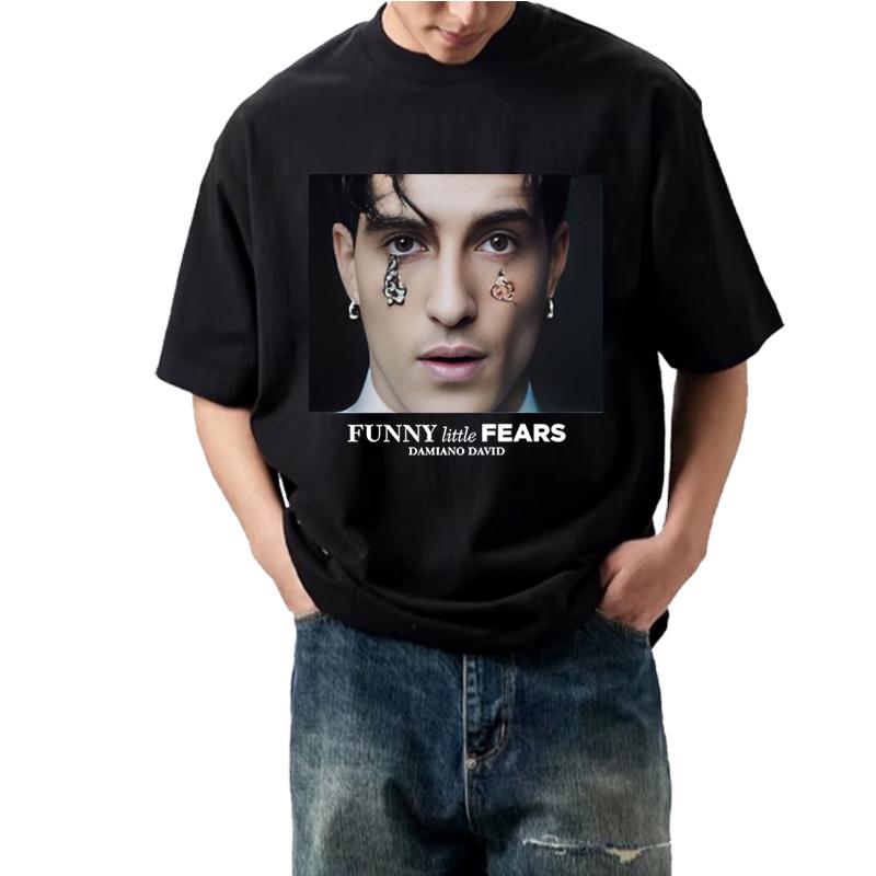Vtipné tričko Malé strachy pánské dámské Oversized 100% bavlna krátký rukáv Letní chladivé Unisex plus size topy