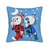 Cupheads And Mugmans Cartoon Pillowcase Printing Cushion Cover Decoration  Throw Pillow Case Cover Home Wholesale