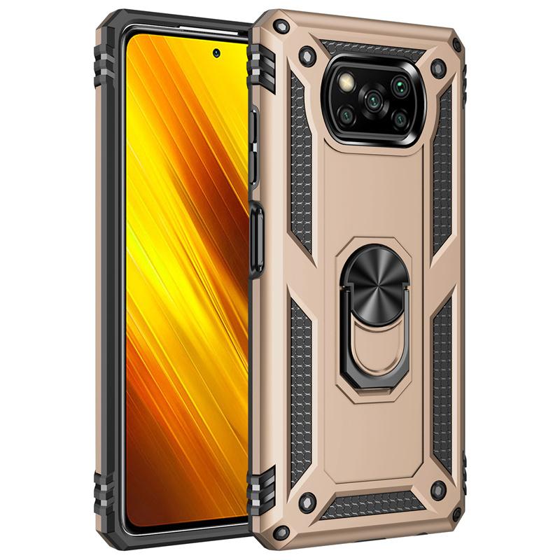For Xiaomi Poco X3 Pro Case Armor Shockproof Coque For PocoX3 Poko Little X3 X 3 Pro NFC X3Pro Magnetic Ring Stand Holder Cover
