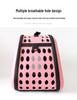 Foldable & Breathable Pet Carrier: Portable Handheld Cat and Dog Backpack/Cage
