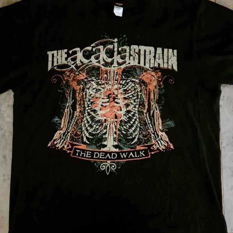 The Acacia Strain The Dead Walk Skeletal Graphic T-Shirt