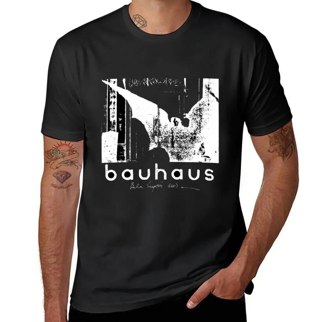 Bauhaus Bela Lugosi's Dead- Black T-Shirt Blouse anime boys animal print Short sleeve tee men
