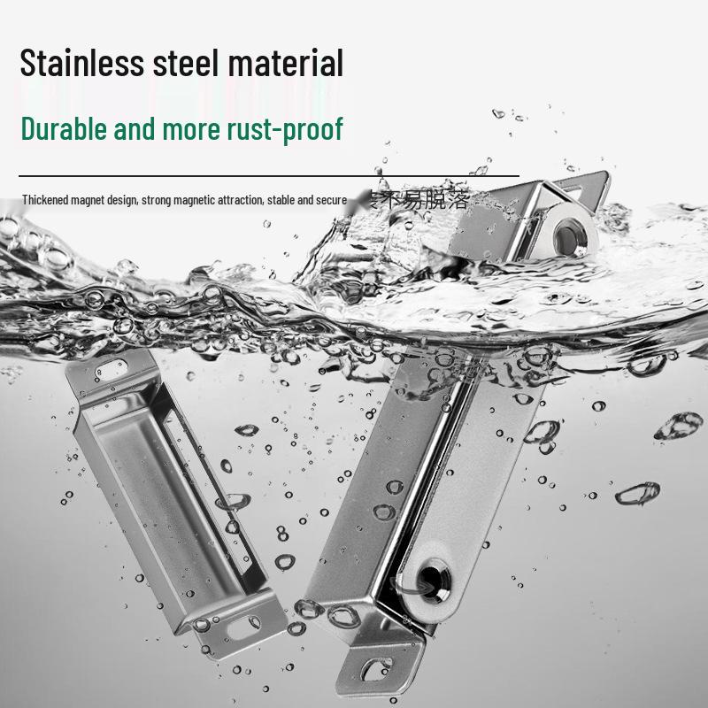 Starker magnetischer Edelstahlschranktürfang für Heimgarderoben