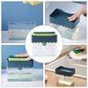 Press Type Liquid Soaps Dispenser With Sponge Holder Easy Refilling Liquid Soaps Box For Countertop