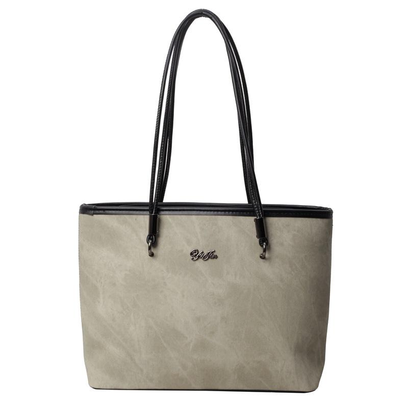 

Premium handbag women s 2025 new retro versatile shoulder tote bag large-capacity work commuter women s bag хаки