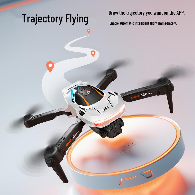 A88 Drone: 8K HD Aerial Photography, Optical Flow, Triple-Camera, Remote-Controlled Aircraft Toy