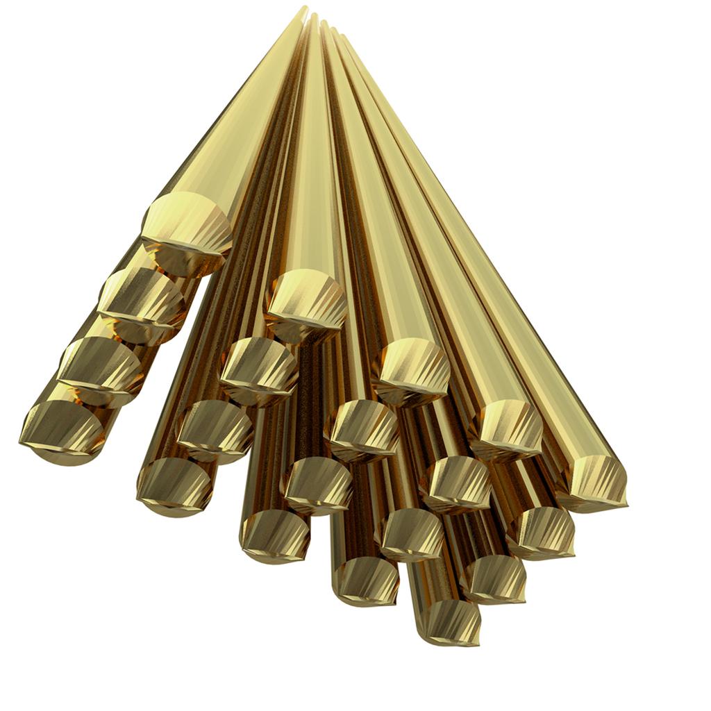 10pcs Brass Welding Wire Electrode 1.6mm*333mm Soldering Rod No Need Solder Powder