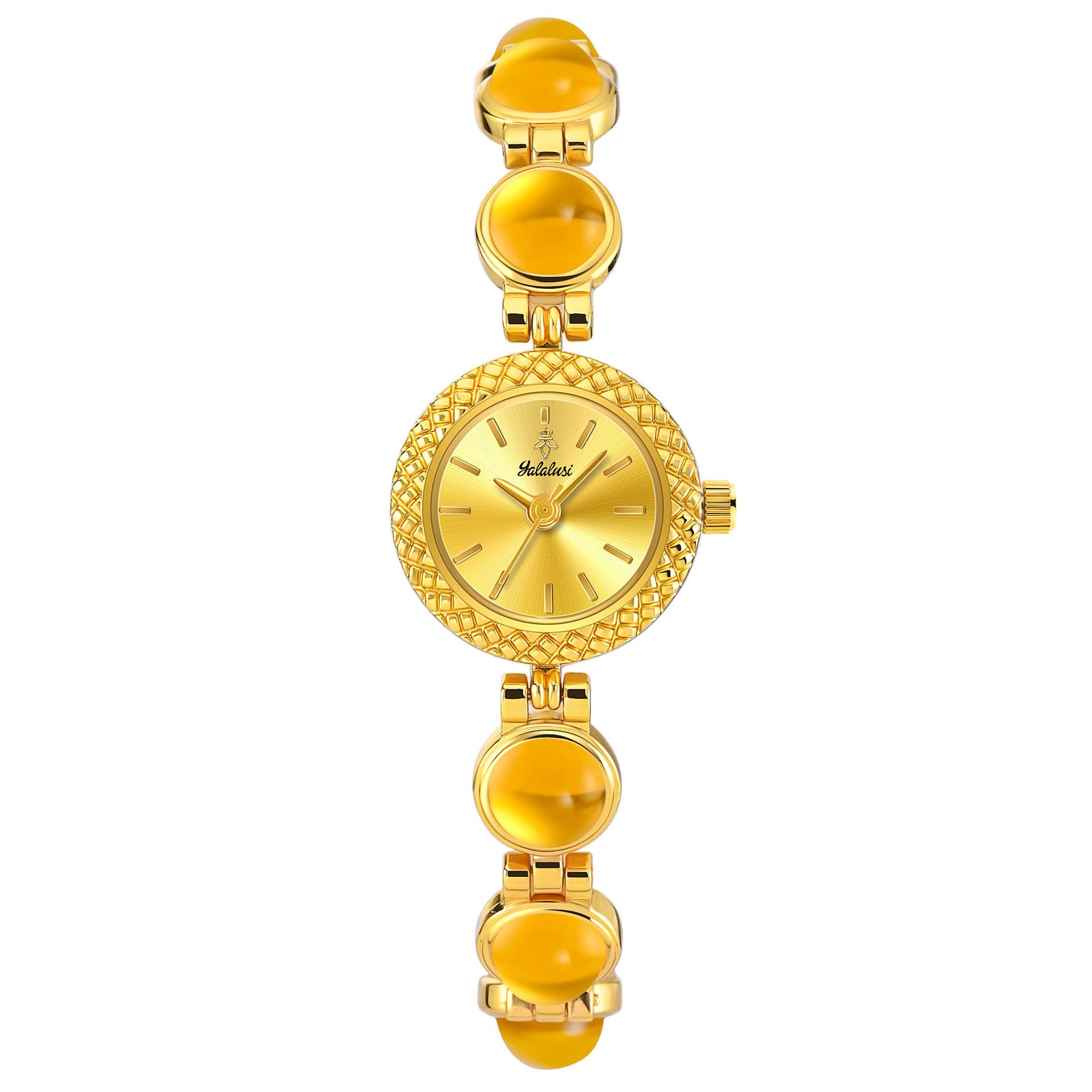 Yalalusi Ladies Quartz Luxury Vintage Watch Waterproof Kuaishou Watch