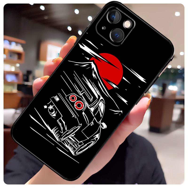 Japan JDM Sports Cars Male Men Case For iPhone 13 Pro Max 16 15 11 12 14 17 Pro Max Mini 15 16 Plus 16e 17 Air Phone Cover