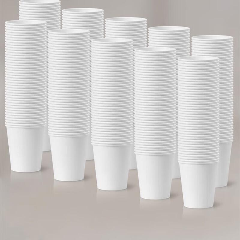 Disposable White Plastic Teacups
