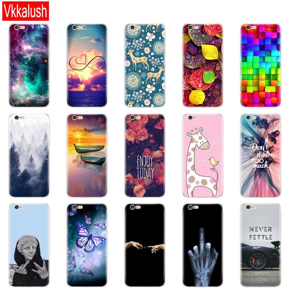 Pro iphone 5s 5s se se 2020 4 4s pouzdro měkké tpu telefon Shell Cover pro Apple iPhone 6s 6s plus Fundas coque roztomilý nárazník