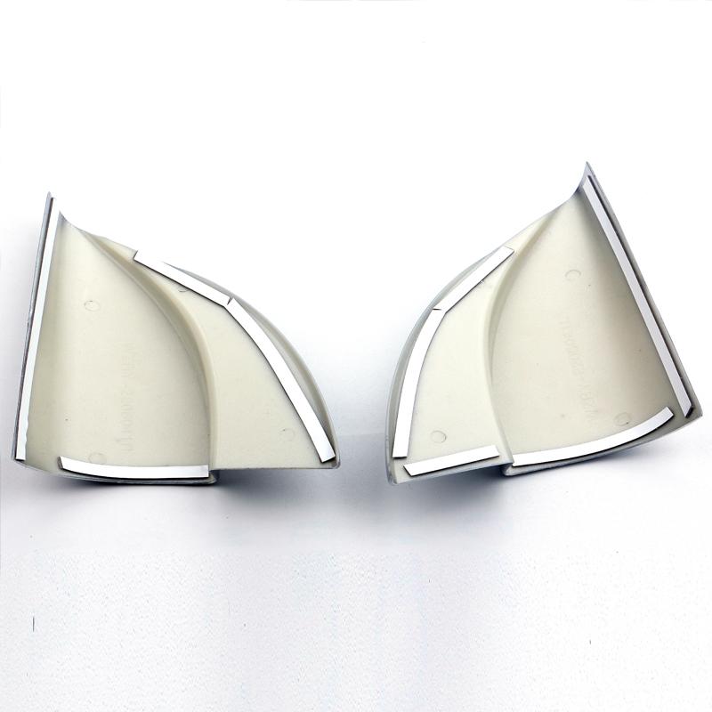 For Kia Sportage 4 QL 2016 2017 2018   ABS Car Front Door Window Inner Triangle A Colum Cover Trim Stickers