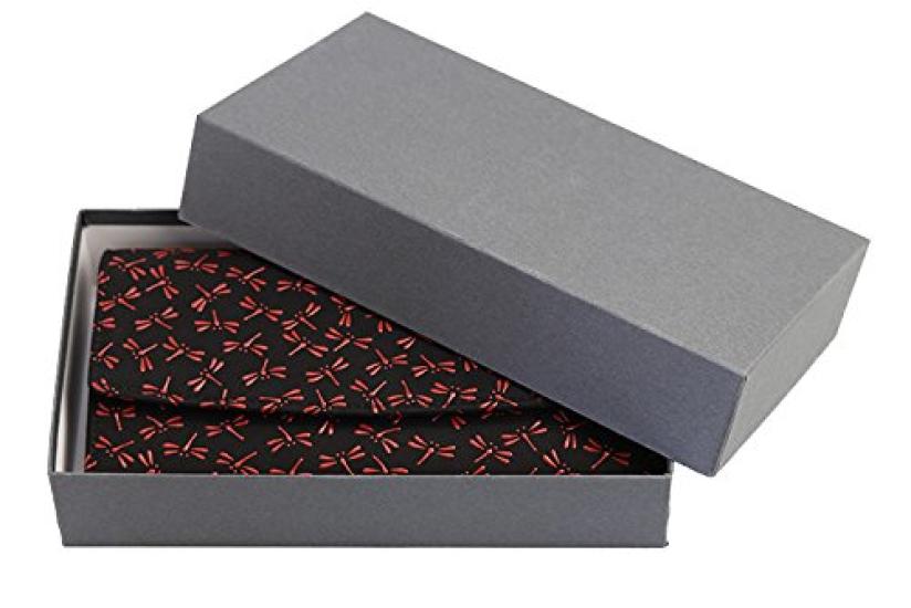 [INDEN-YA] Inden Yuichi Uehara (INDEN-YA) Genuine Leather Flap Long Wallet (Coin Purse Exterior), Model Number 2310, Black with Red Lacquer,