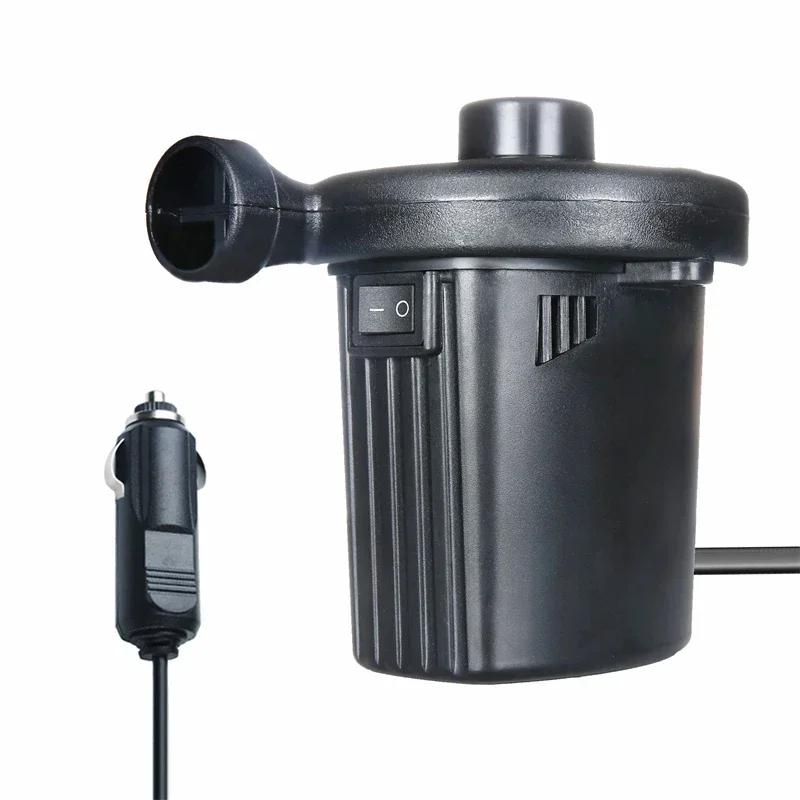 220V Electric Inflatable Pump Quick Air Filling Compressor With 3 Nozzles For Car Camping Life Buoy Boat Cushion Home Use