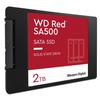 WESTERN DIGITAL - Red SA500 WDS200T2R0A - Disque dur SSD - 2 To - Interne - 2.5" - SATA 6Gb/s