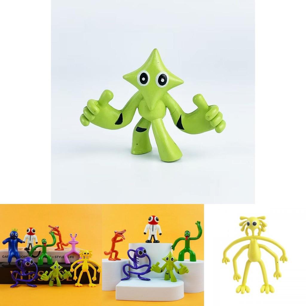 Colorful Rainbow Friends Pvc Figurine Set Including 8 Unique Collectible Toys
