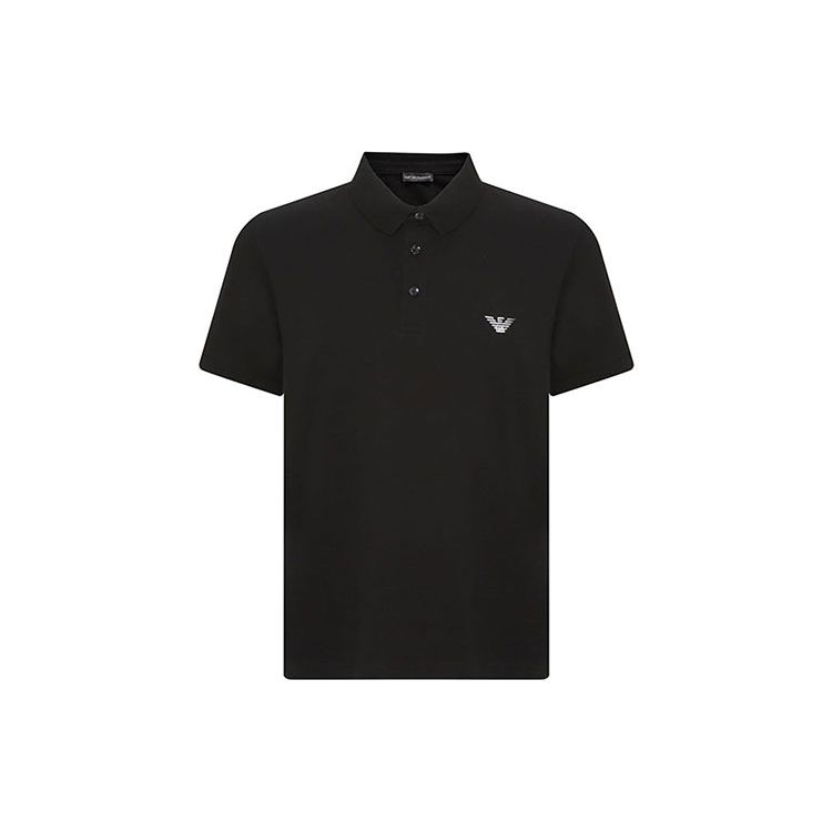 Emporio Armani Весна/Лето 2022 Вышитый логотип-орел Короткий рукав Животный принт Геометрический принт Однотонная рубашка-поло Летняя мужская рубашка-поло 211804-2R461-00020 L