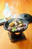 Pearl Metal Ceramic Tobanyaki Set with Stove, Japanese Kaiseki Style, HB-5222