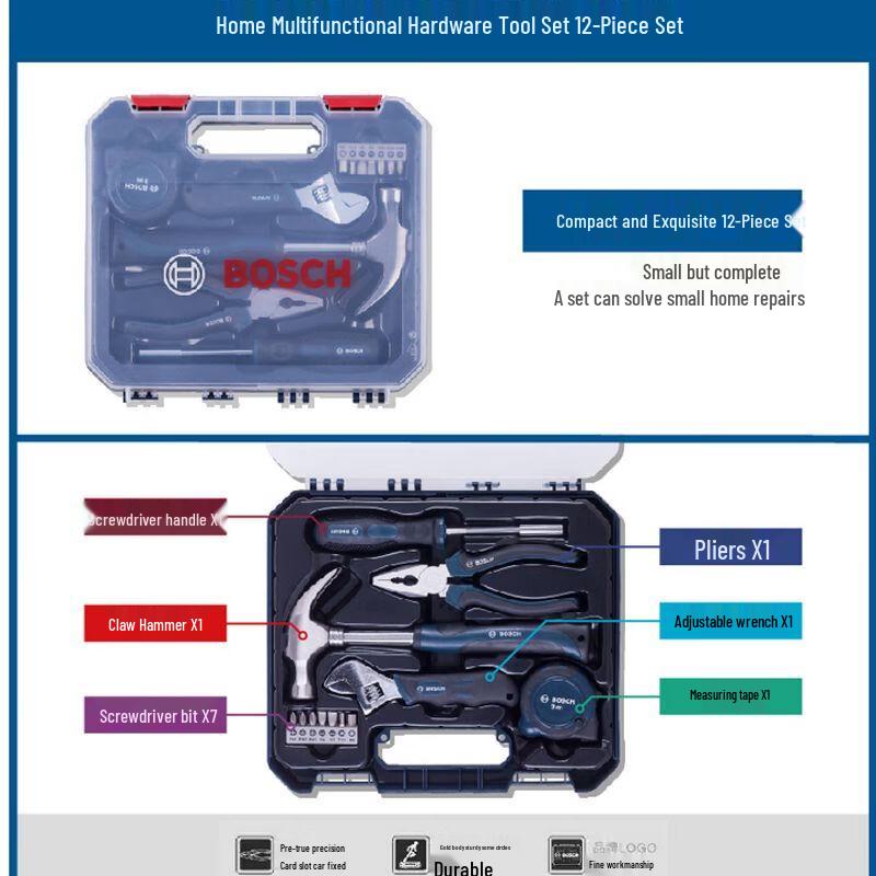 Bosch Multi-functional Hardware Tool Set CN plug (adapter included)