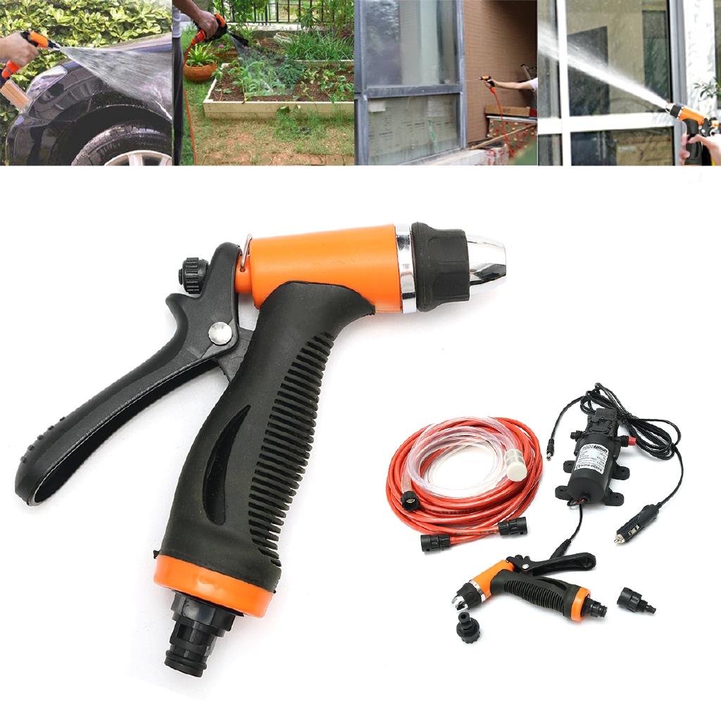 Universal 12V Portable 100W 160PSI High Pressure Electric Car Washer Washing Machine Water Pump Kit