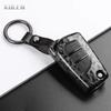 For Toyota Camry Rav4 Forturner Hilux Auris Corolla Avensis Verso Yaris Aygo Scion Tc Abs Carbon Fiber Style Car Key Case Cover