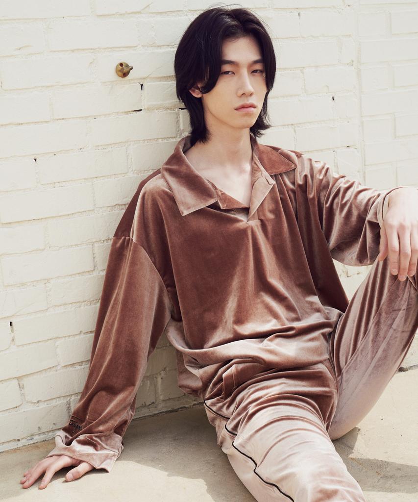 FANGOH Life Stings - Velvet Track Pants Honey Brown