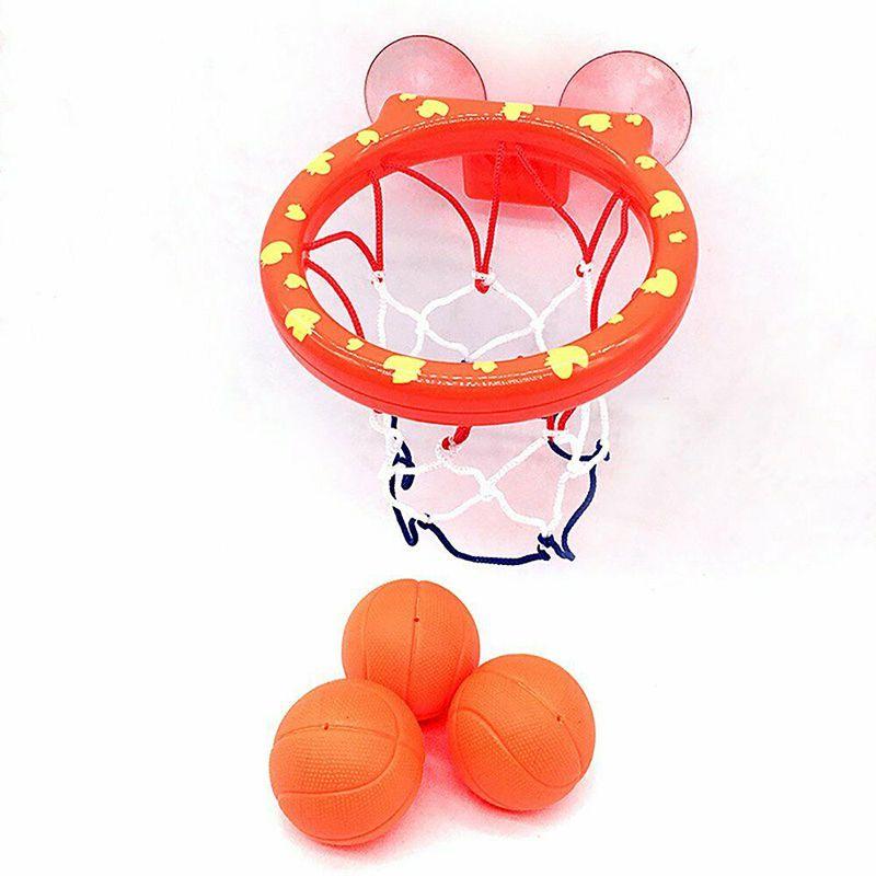 Multifunctional Kids Bath Toys Basketball Hoop And Ball Water Play Set For Fun