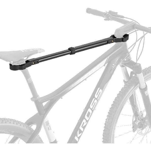 Bike Rack Cross Bar Adjustable Bicycle Top Tube Adapter for Low-Step Step-Through Bikes BMX Folding Bike Ladies and Kids Bikes