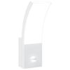VidaXL Applique murale LED d'extérieur avec capteurs blanc, éclairage mural LED d'extérieur, lampe murale de jardin, lampe 4006266