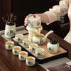 Ru Kiln Splendid Landscape Automatic Tea Set