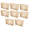 8 Customizable Wooden Frame Piggy Banks 12 X 17 Cm